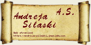 Andreja Silaški vizit kartica